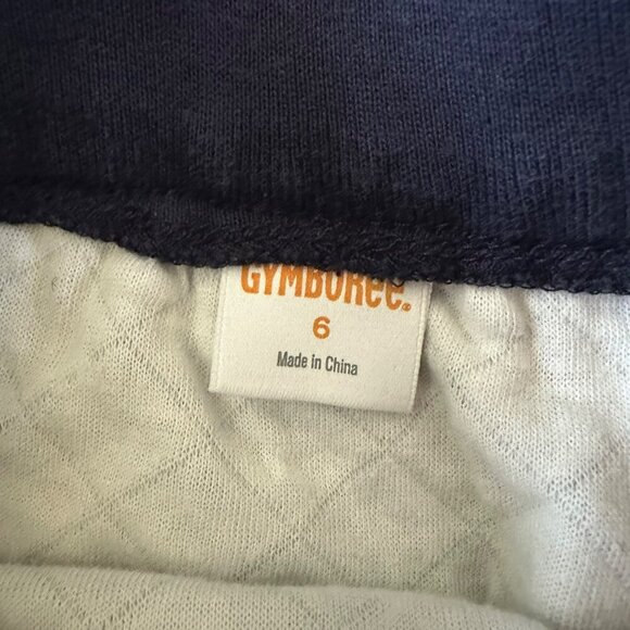 Gymboree Girls Size 6 Back To Bloom Quilted Skirt Floral Pattern Navy Blue - Picture 4 of 6